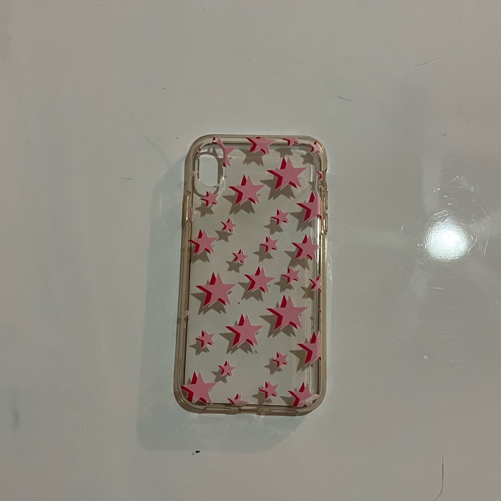 Pink star phone case